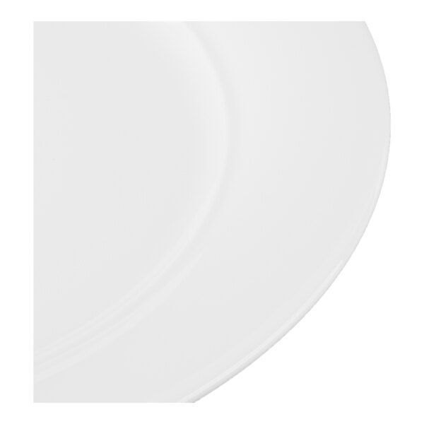 Schonwald Avanti Gusto 12 1/4" Continental White Porcelain Plate - 6/Case