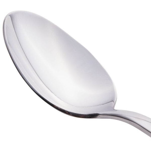 A Libbey stainless steel teaspoon with a silver handle.