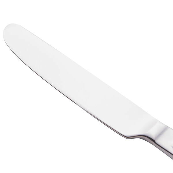 World Tableware 9 554 Quantum 7 1 8 18 0 Stainless Steel Heavy Weight Solid Handle Bread And Butter Knife With Plain Blade 36 Case