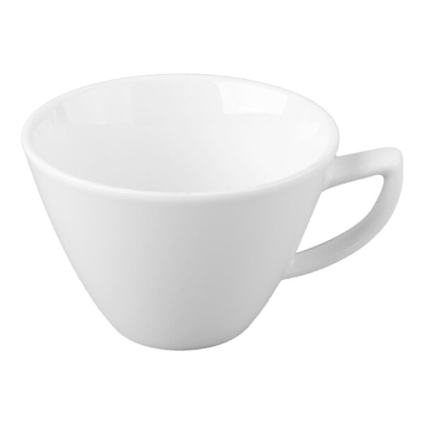Schonwald Avanti Gusto 10.25 oz. Continental White Porcelain Cup - 6/Case