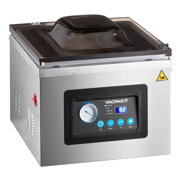 VacPak-It VMC32 Chamber Vacuum Packaging Machine with Two 16" Seal Bars and Oil Pump