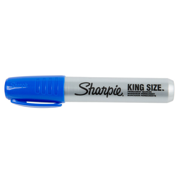 Sharpie 15003 King Size Permanent Marker Blue 12-Pack New