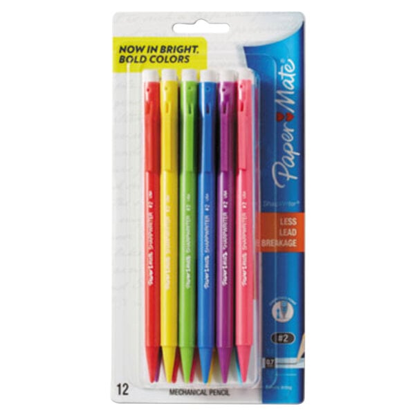 Paper Mate 1898483 Sharpwriter Assorted Barrel Color 0.7mm HB Lead #2 ...