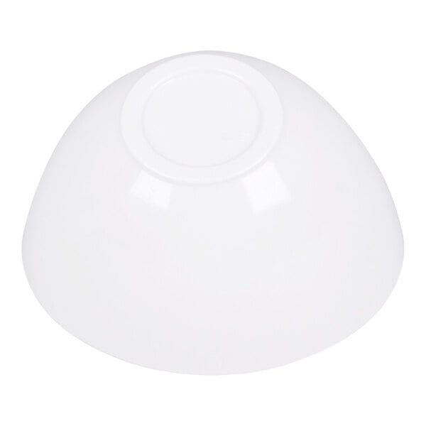 American Metalcraft Endurance 11 oz. White Angled Round Melamine Serving Bowl
