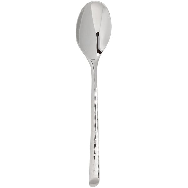 A silver Chef & Sommelier stainless steel dessert spoon.