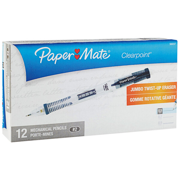 Paper Mate HB 0.5 Mechanical Pen/Pencil Lead Refills Pack of 12 Leads Papermate 