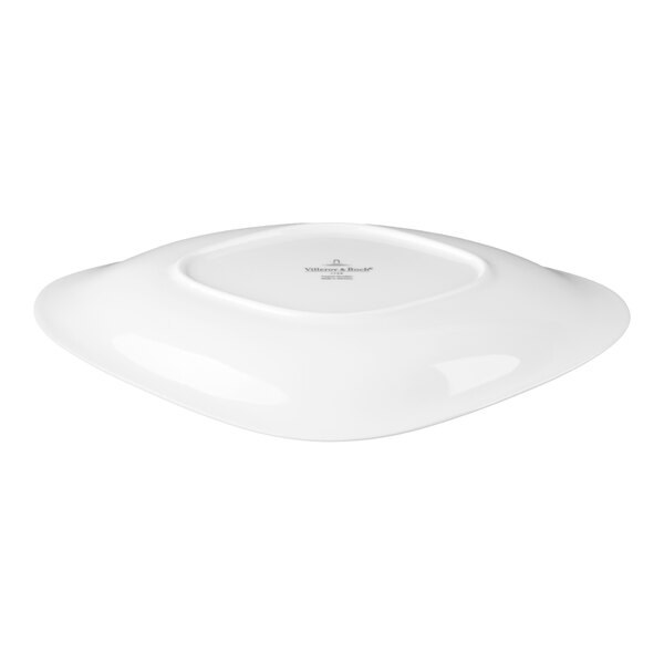 Villeroy & Boch Sedona 14 1/8" x 9 7/8" White Porcelain Oval Plate - 6/Case