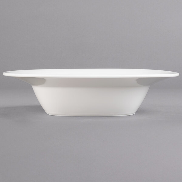 A Villeroy & Boch white porcelain oval bowl.