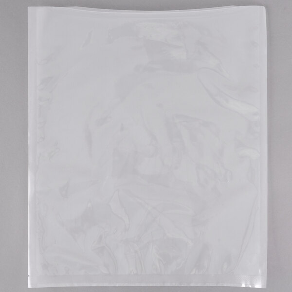 A white plastic bag with a clear background.