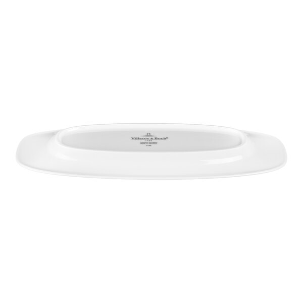 Villeroy & Boch Affinity 11 3/4" x 4 3/4" White Porcelain Oval Platter - 6/Case