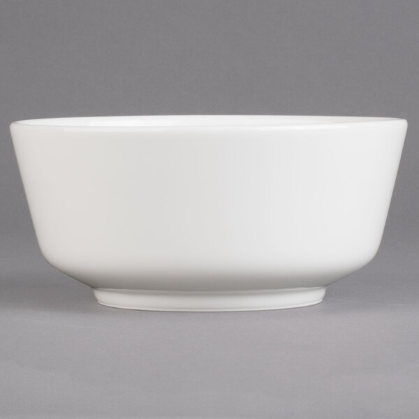 A Villeroy & Boch white porcelain bowl with a small rim.
