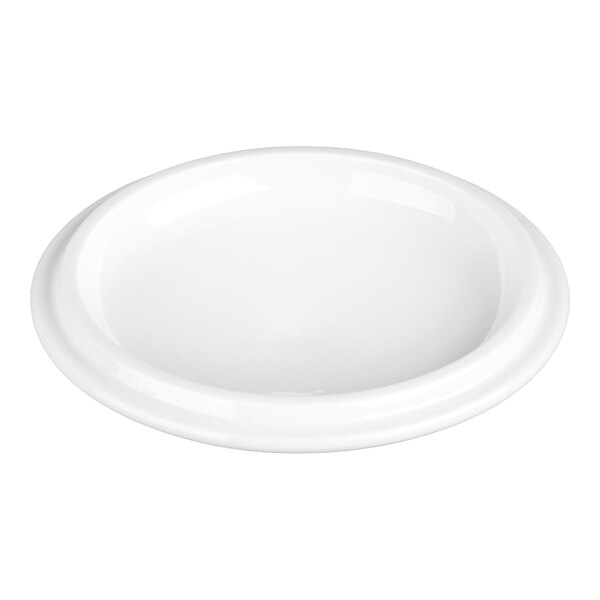 Villeroy & Boch Affinity 4 3/8" White Porcelain Serving Dish Lid with Knob - 6/Case