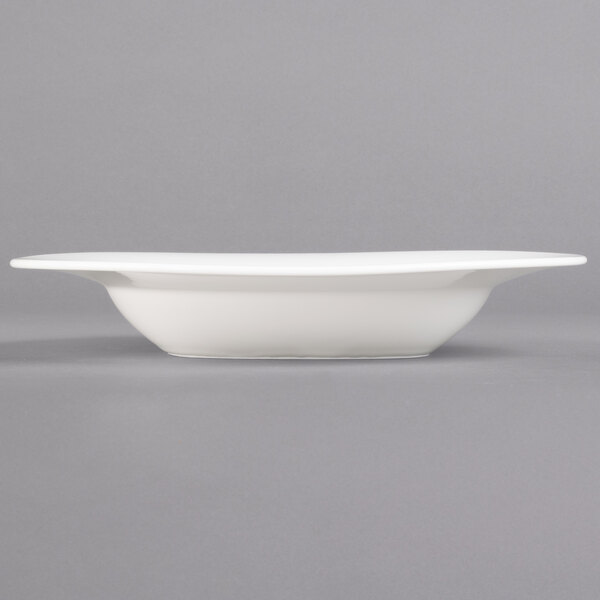 A Villeroy & Boch white porcelain oval bowl.