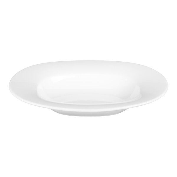 Villeroy & Boch Affinity 17 oz. White Porcelain Oval Bowl - 6/Case