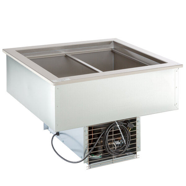 Delfield N8130B Two Pan Drop In Refrigerated Cold Food Well