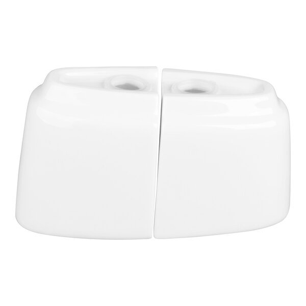 Villeroy & Boch 16-4004-3490 Affinity White Porcelain Salt and Pepper Shaker Set - 6/Pack