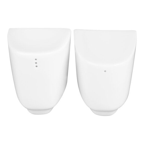 Villeroy & Boch 16-4004-3490 Affinity White Porcelain Salt and Pepper Shaker Set - 6/Pack