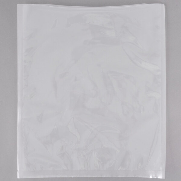 A white plastic bag on a white background.