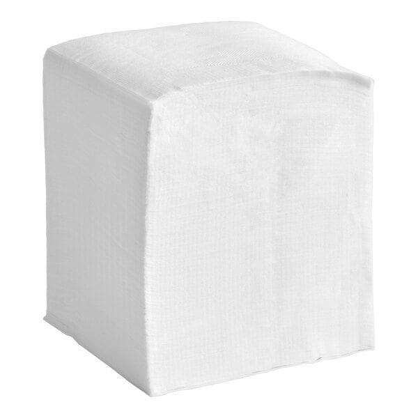 Choice 1-Ply White Customizable Beverage / Cocktail Napkin - 4,000/Case