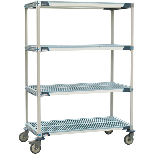 Metro X356bgx3 Metromax I Open Grid Shelf Cart With Rubber Casters Main Picture