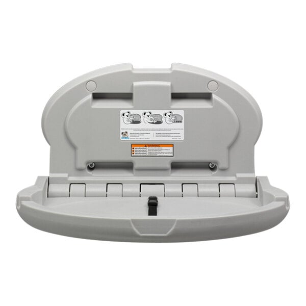 A grey Koala Kare baby changing table.