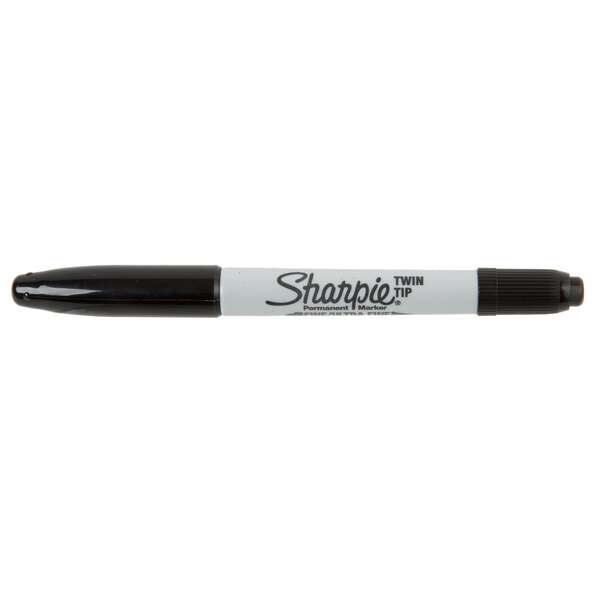 Sharpie Fine/Ultra Fine Twin Tip Permanent Marker Black 