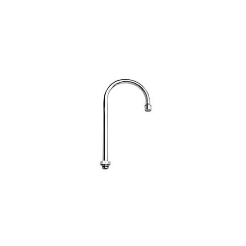 A silver Fisher swivel gooseneck faucet spout.