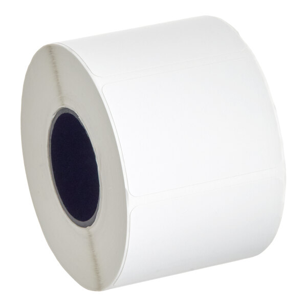 Tor Rey Z-12900024-KITUSA750 2 3/16" x 1 5/8" Blank White Thermal Label Roll, 750 Labels/Roll