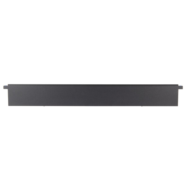 A black rectangular Vollrath wood crossbar with white background.
