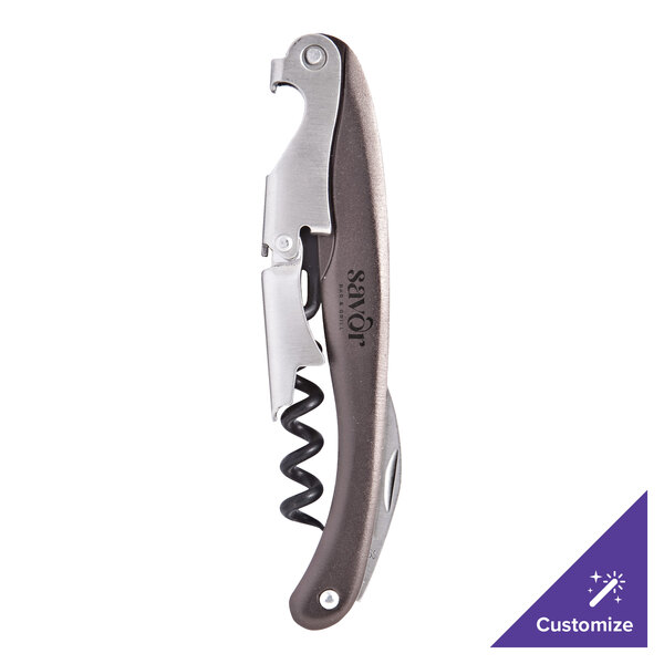 A Franmara Lisse corkscrew with a metallic bronze handle.