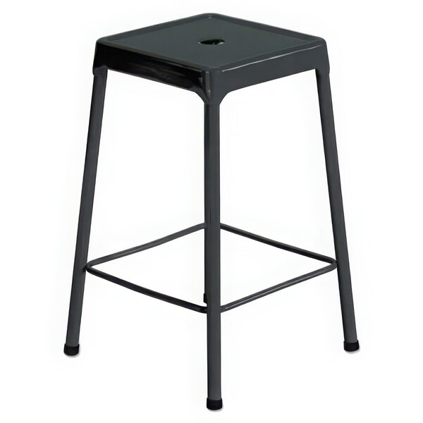 Safco 6605BL Black Counter Height Steel Stool