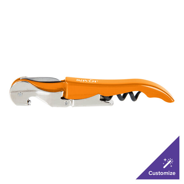 Pulltap's Original Waiter's Corkscrew with an orange handle.
