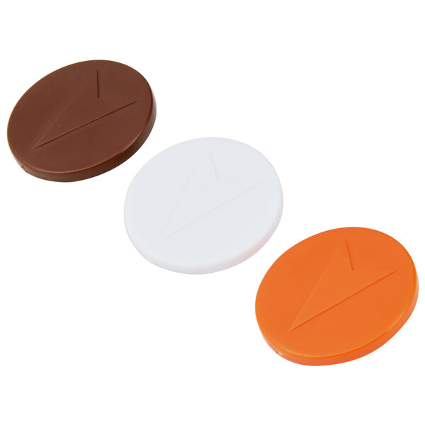 a group of round objects