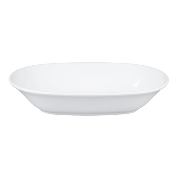 American Metalcraft Endurance 18 oz. White Oblong Melamine Serving Bowl