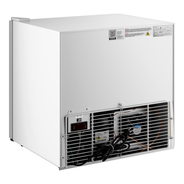 Avantco CFM2 White Customizable Countertop Display Freezer with Swing Door