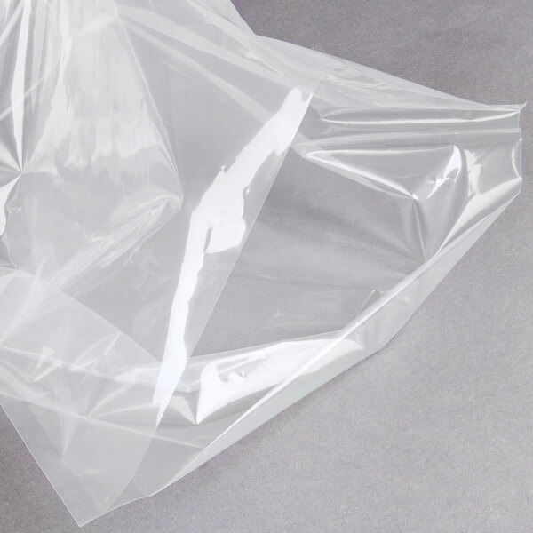 A clear plastic ARY VacMaster vacuum packaging bag.