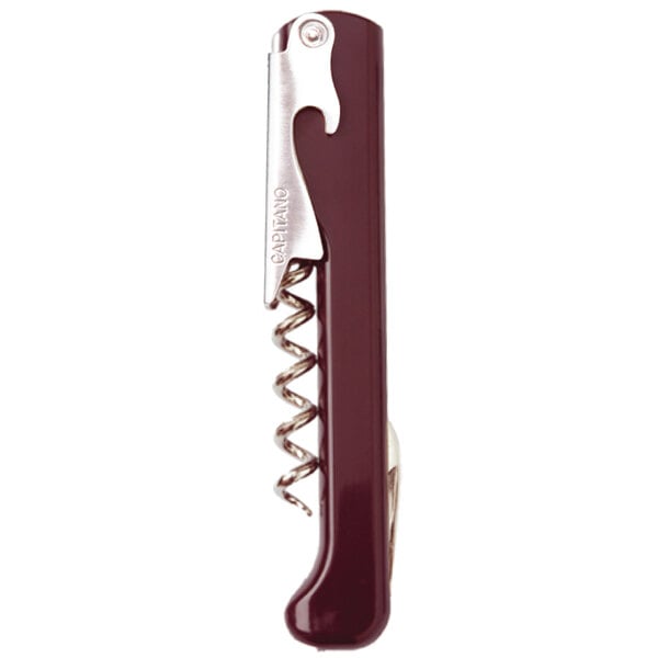 A Franmara Capitano waiter's corkscrew with a metal handle.