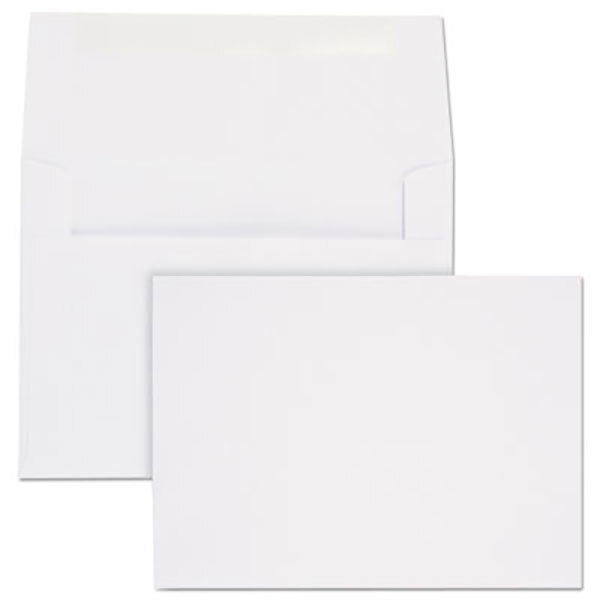 Two white Quality Park envelopes with a redi-strip seal on a white background.