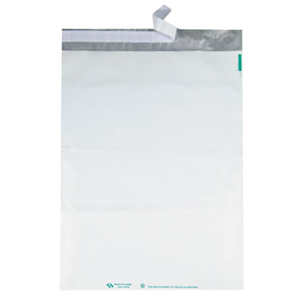 45235 100 per Box, 14 x 19 Quality Park Poly Mailer Redi-Strip White