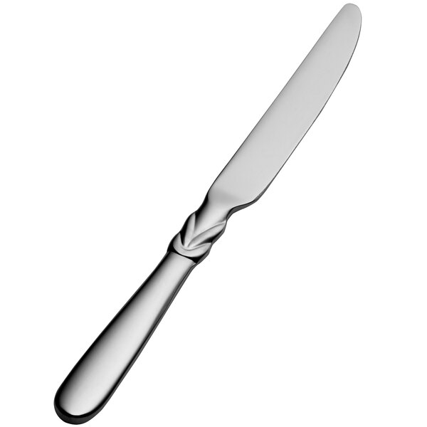 A Bon Chef stainless steel butter knife with a silver handle.