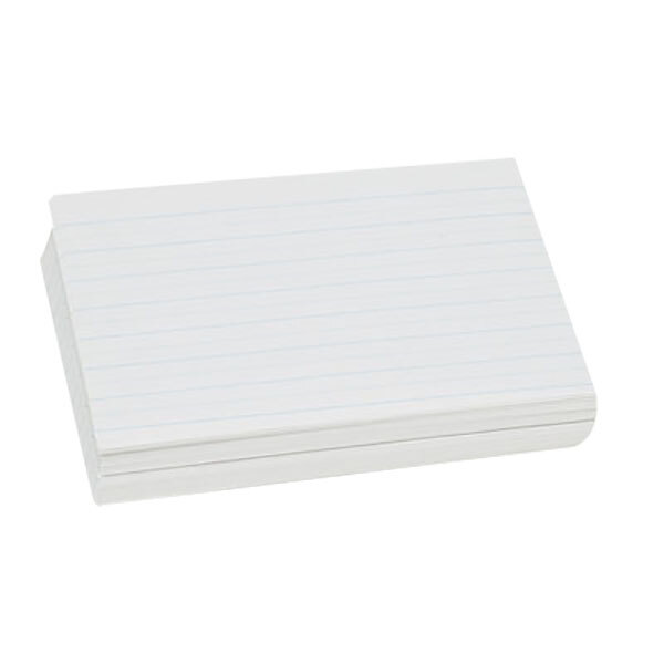Pacon 2621 8 1/2" x 11" White 1/2" Dotted 1" Ruled Ream of 30