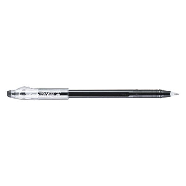 A black and clear Pilot Frixion ColorSticks pen.