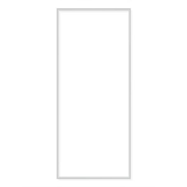 A white rectangular door gasket.