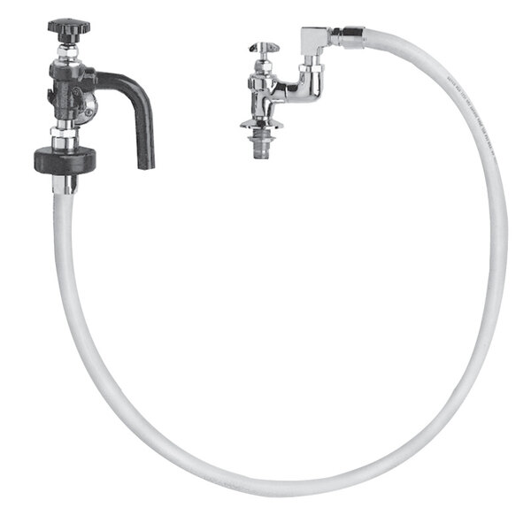 Fisher 2291 Deck Mounted Hose Pot Filler with 72" Hose and Swivel Elbow