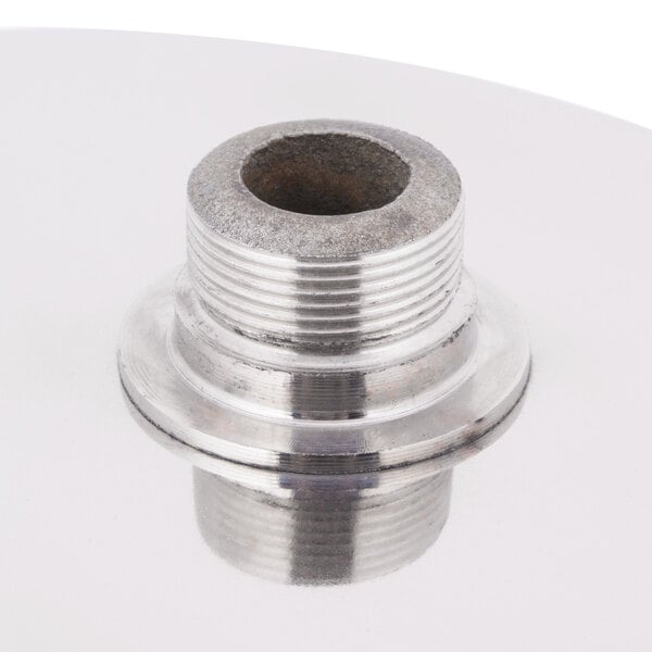 a close up of a metal object