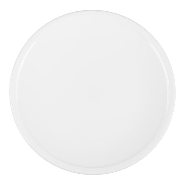 Libbey Empire 9" Alpine White Porcelain Coupe Plate - 12/Case