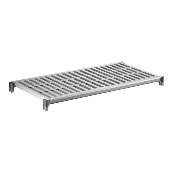 A rectangular vented shelf kit designed for use with Cambro Camshelving Basics Plus systems.