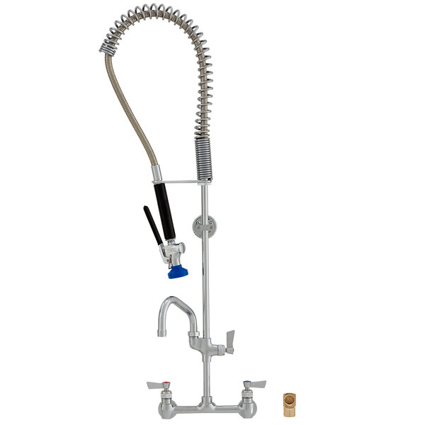 Fisher 55379 Backsplash Mounted PreRinse Faucet with 8" Centers, 30