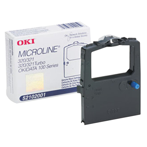OKI 52102001 Black Microline Dot Matrix Printer Ribbon
