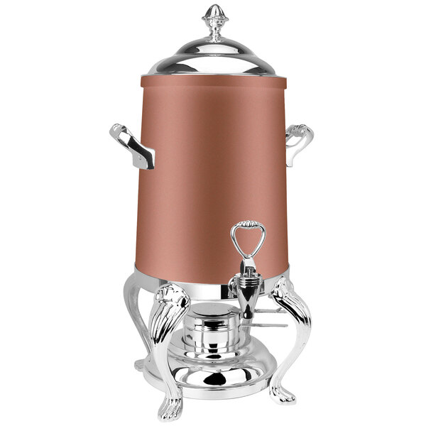 Eastern Tabletop 3203qacp Queen Anne 3 Gallon Copper Coated Stainless Steel Coffee Urn With Fuel 1192